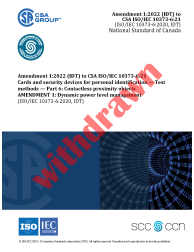 CSA ISO/IEC 10373-6:21/A1:22