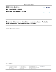 NBN EN ISO 5832-1:2019