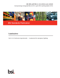 BS EN 60598-2-22:2014+A1:2020