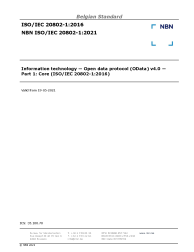 NBN ISO/IEC 20802-1:2021