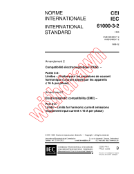IEC 61000-3-2:1995/AMD2:1998