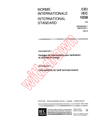 IEC 61038:1990/AMD1:1996