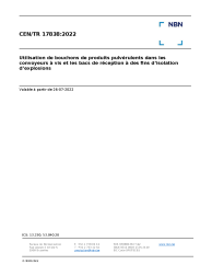 CEN/TR 17838:2022