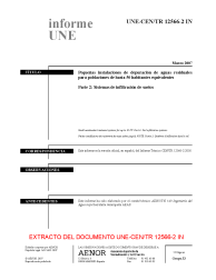 UNE-CEN/TR 12566-2:2007 IN