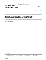 NBN ISO 7364:2020
