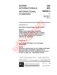 IEC 60439-3:1990/AMD2:2001