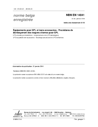 NBN EN 14841:2014