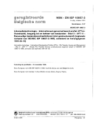 NBN EN ISP 10607-3:1994