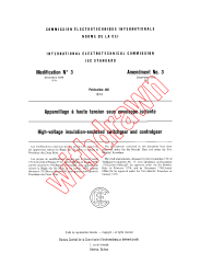 IEC 60466:1974/AMD3:1979