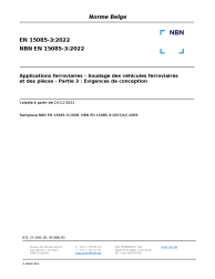 NBN EN 15085-3:2022