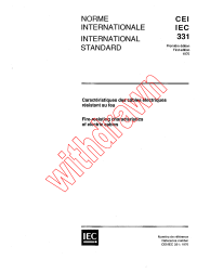IEC 60331:1970