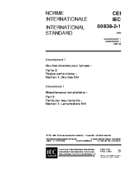 IEC 60838-2-1:1994/AMD1:1998