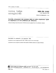 NBN EN 10160:1999
