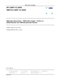 NBN EN 12697-11:2020