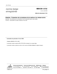 NBN EN 12722:2009