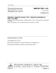 NBN EN 13001-1+A1:2009