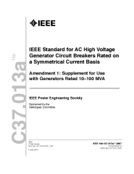IEEE C37.013a:2007 (R2008)