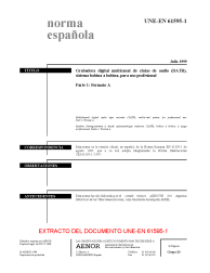 UNE-EN 61595-1:1999