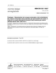 NBN EN ISO 10927:2011