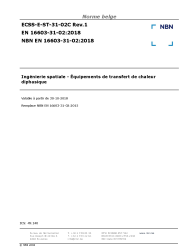 NBN EN 16603-31-02:2018