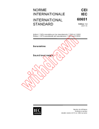 IEC 60651:1979+AMD1:1993+AMD2:2000 Consolidated