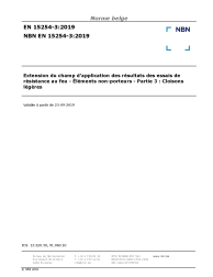 NBN EN 15254-3:2019