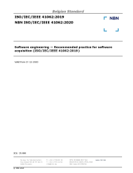 NBN ISO/IEC/IEEE 41062:2020