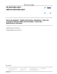 NBN EN 4674-001:2017