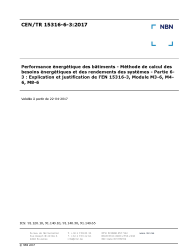 CEN/TR 15316-6-3:2017