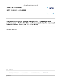 NBN ISO 22514-3:2021