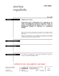 UNE 26501:2003 (R2012)