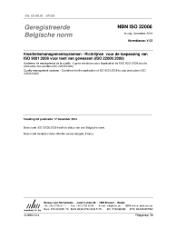 NBN ISO 22006:2014