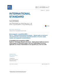 IEC 61000-4-7:2002+AMD1:2008 Consolidated