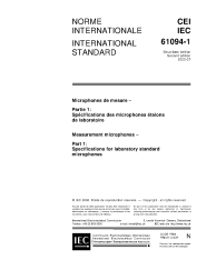 IEC 61094-1:2000