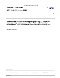 NBN ISO 15531-44:2021