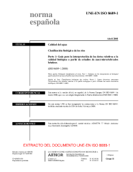 UNE-EN ISO 8689-1:2001 (R2008)