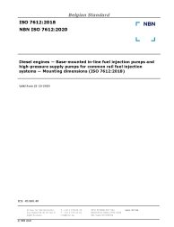 NBN ISO 7612:2020