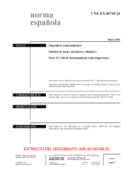 UNE-EN 60749-23:2005