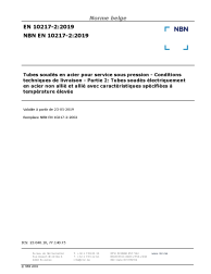 NBN EN 10217-2:2019