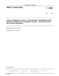 NBN P 12-001:2019