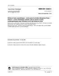 NBN EN 12560-4:2001