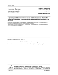 NBN EN 480-15:2013