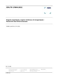 CEN/TS 17804:2022