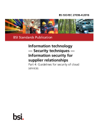 BS ISO/IEC 27036-4:2016