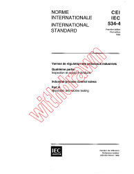 IEC 60534-4:1982