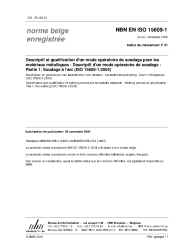 NBN EN ISO 15609-1:2004