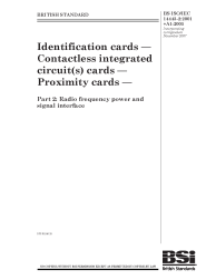 BS ISO/IEC 14443-2:2001+A1:2005