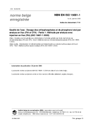 NBN EN ISO 15681-1:2005