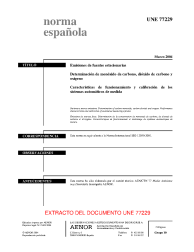 UNE 77229:2004 (R2016)