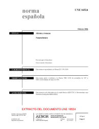 UNE 16524:2006